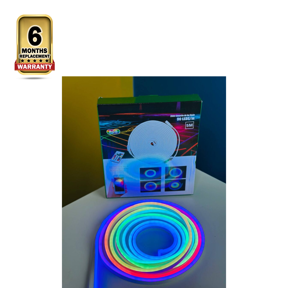 GearUP NRGB50 RGB Neon Light with App and Remote Control -  5 Meter