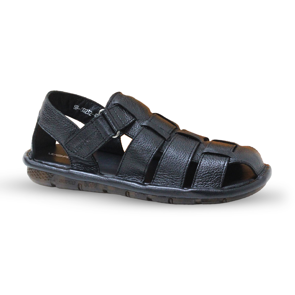 Genuine Leather Sandal Shoe For Men - MS 175