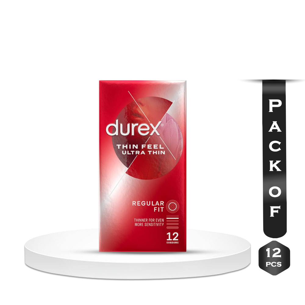 Pack of 12 Pieces Durex Ultra Thin Condoms