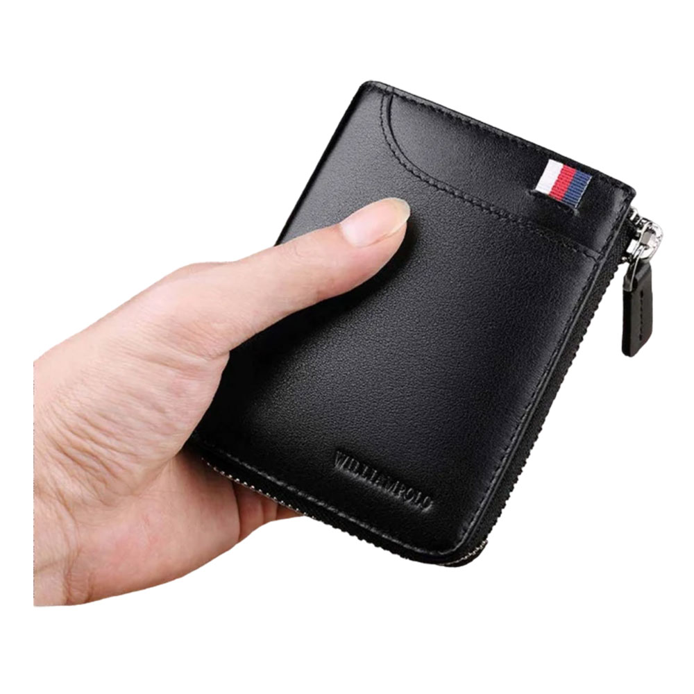 Leather Short Wallet For Men