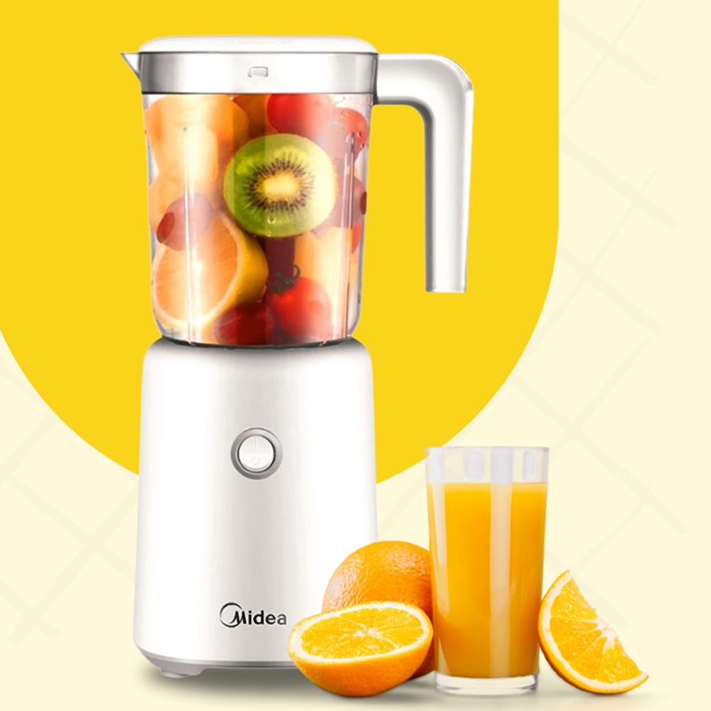 Midea WBL2501B Portable Blender Fruit Mixer and Juicer White and