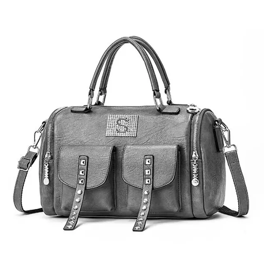 Zip It Good LANZHIXIN Oil Skin Leather Hand Bags For Women 
