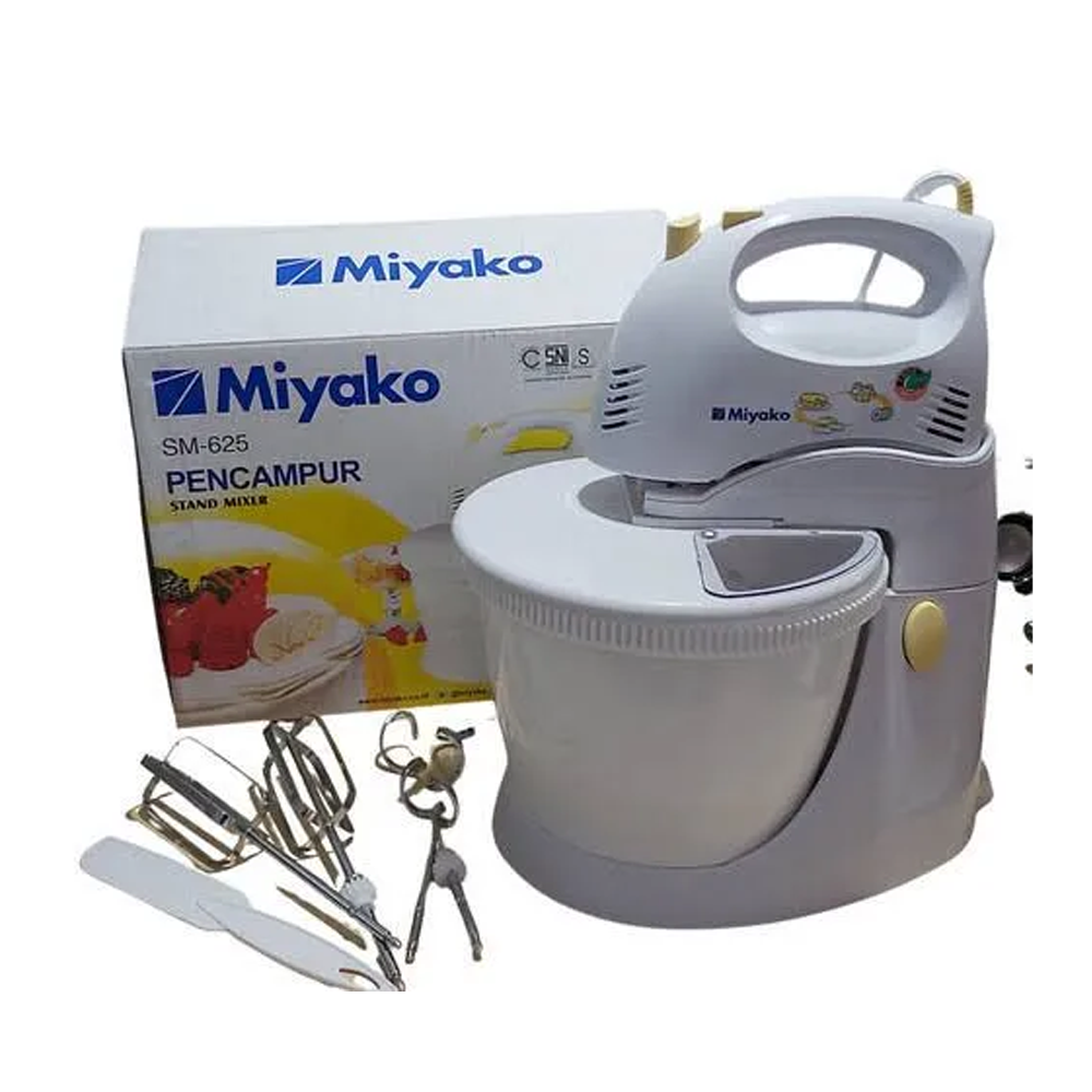 Miyako SM625 Stand Mixer - White