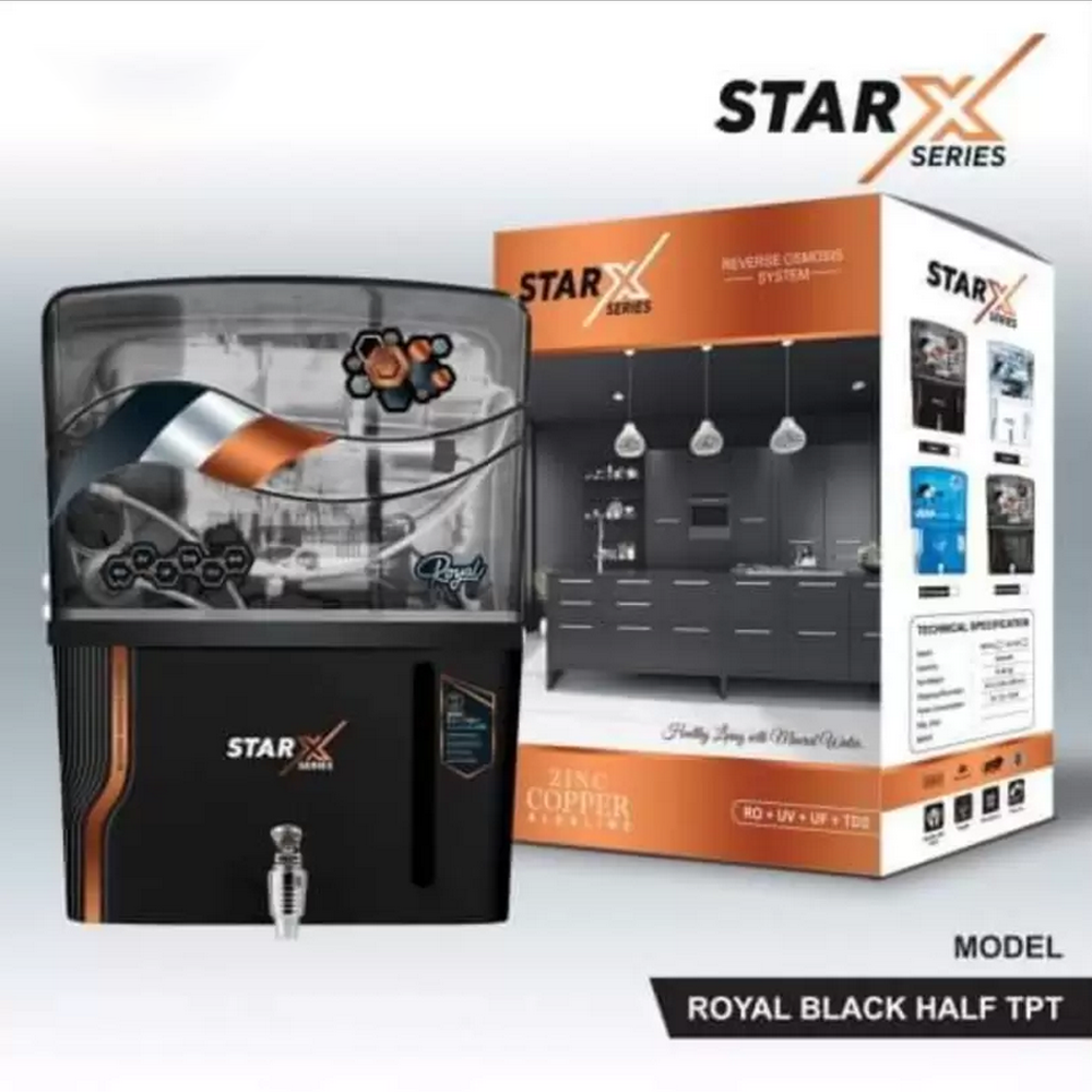 Aqua Star X Series 7-Stage Water Purifier - Black - 100GPD