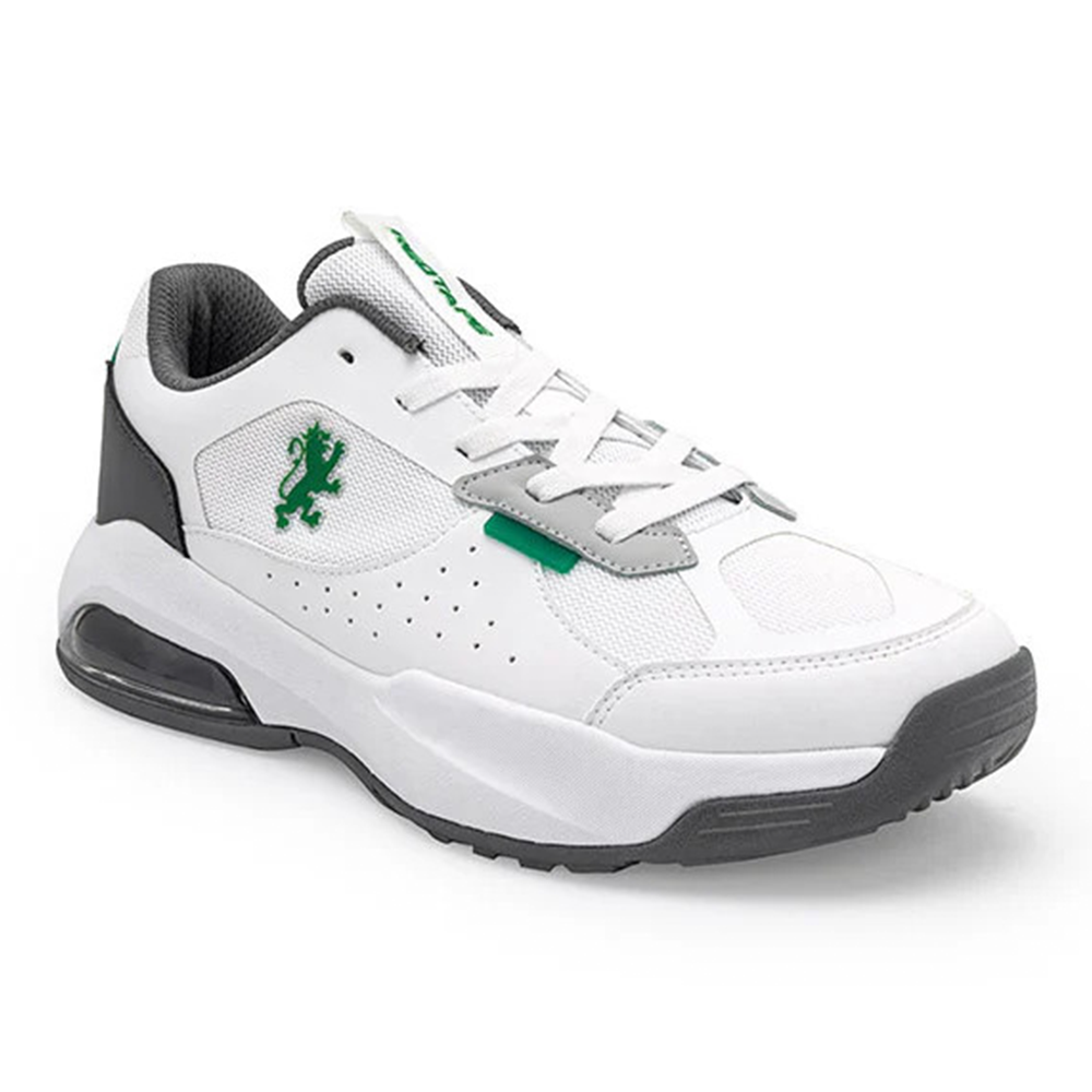 Red Tape RSL0347 Mesh Casual Sneaker Shoes for Men - White and Green - TW-67