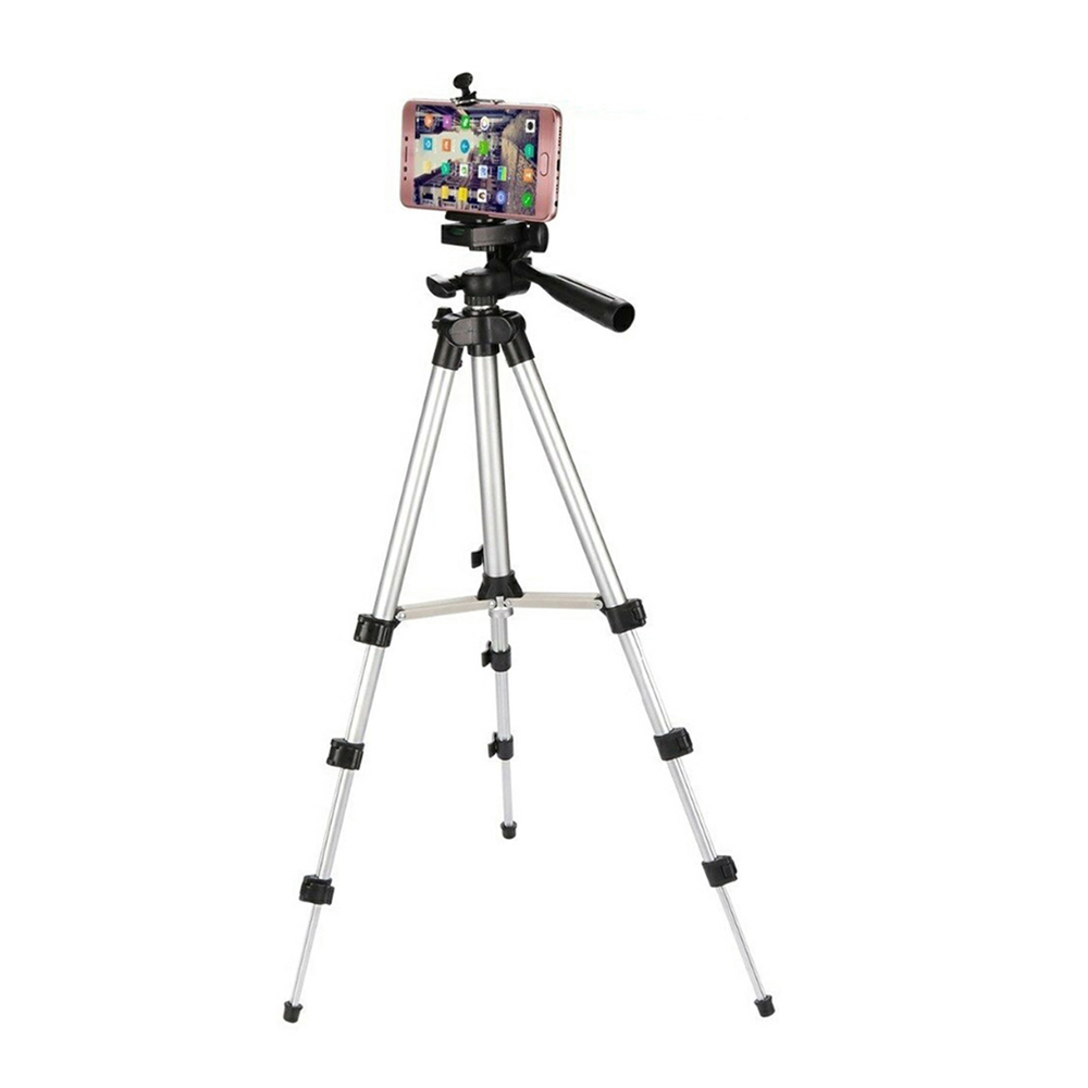 Mobile And Camera Tripod 3110 Silver and Black