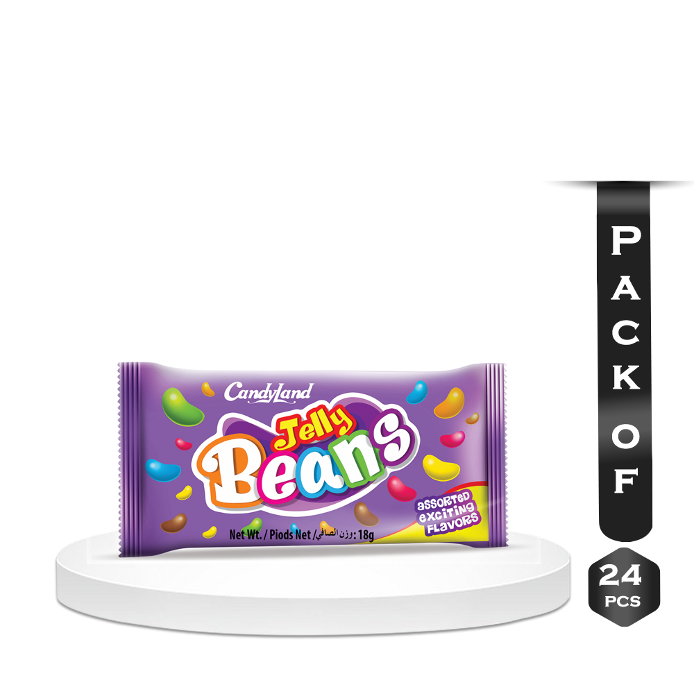 Pack of 24 Pcs Candyland Jelly Beans - 1 Box