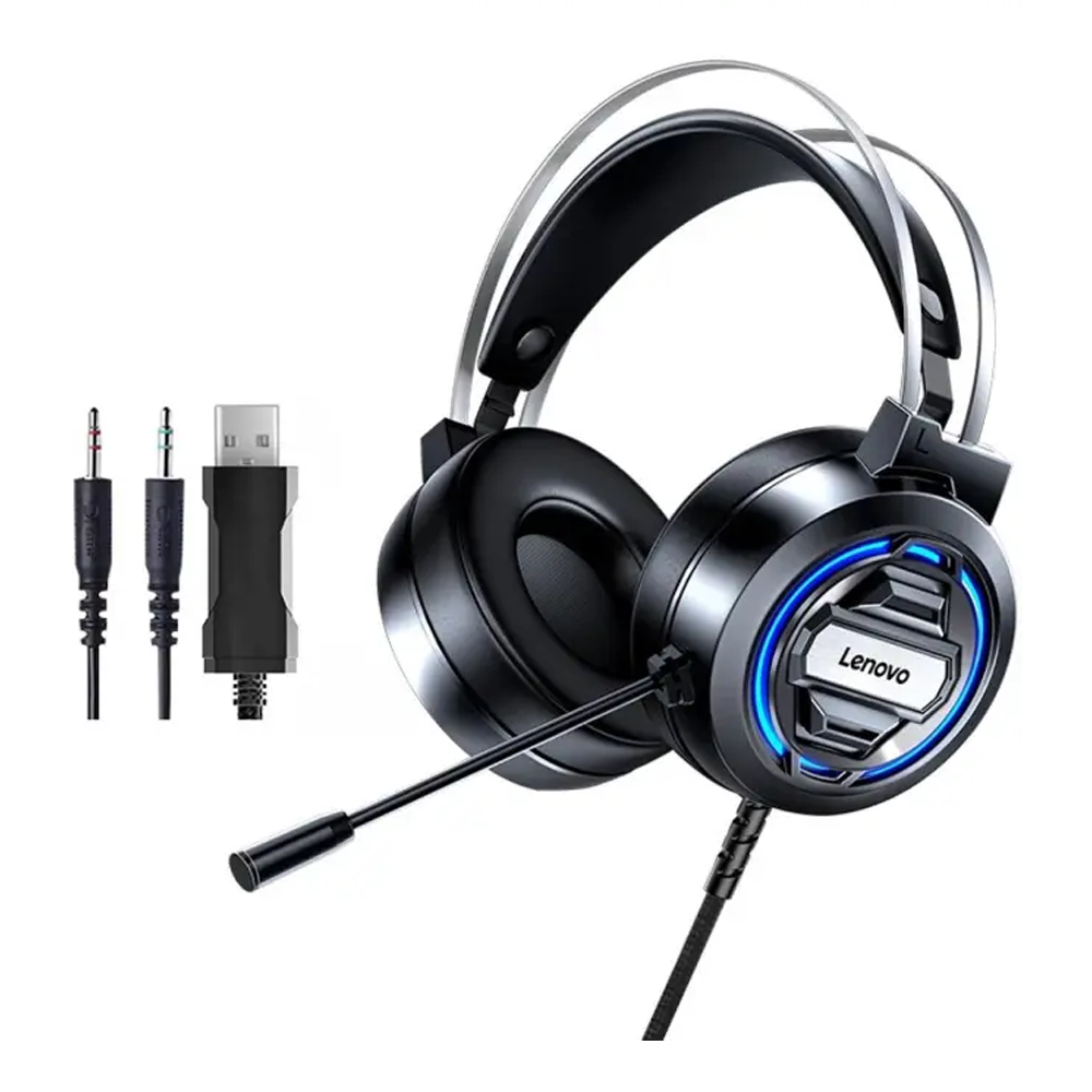 Lenovo H401 RGB Gaming Headset - Black