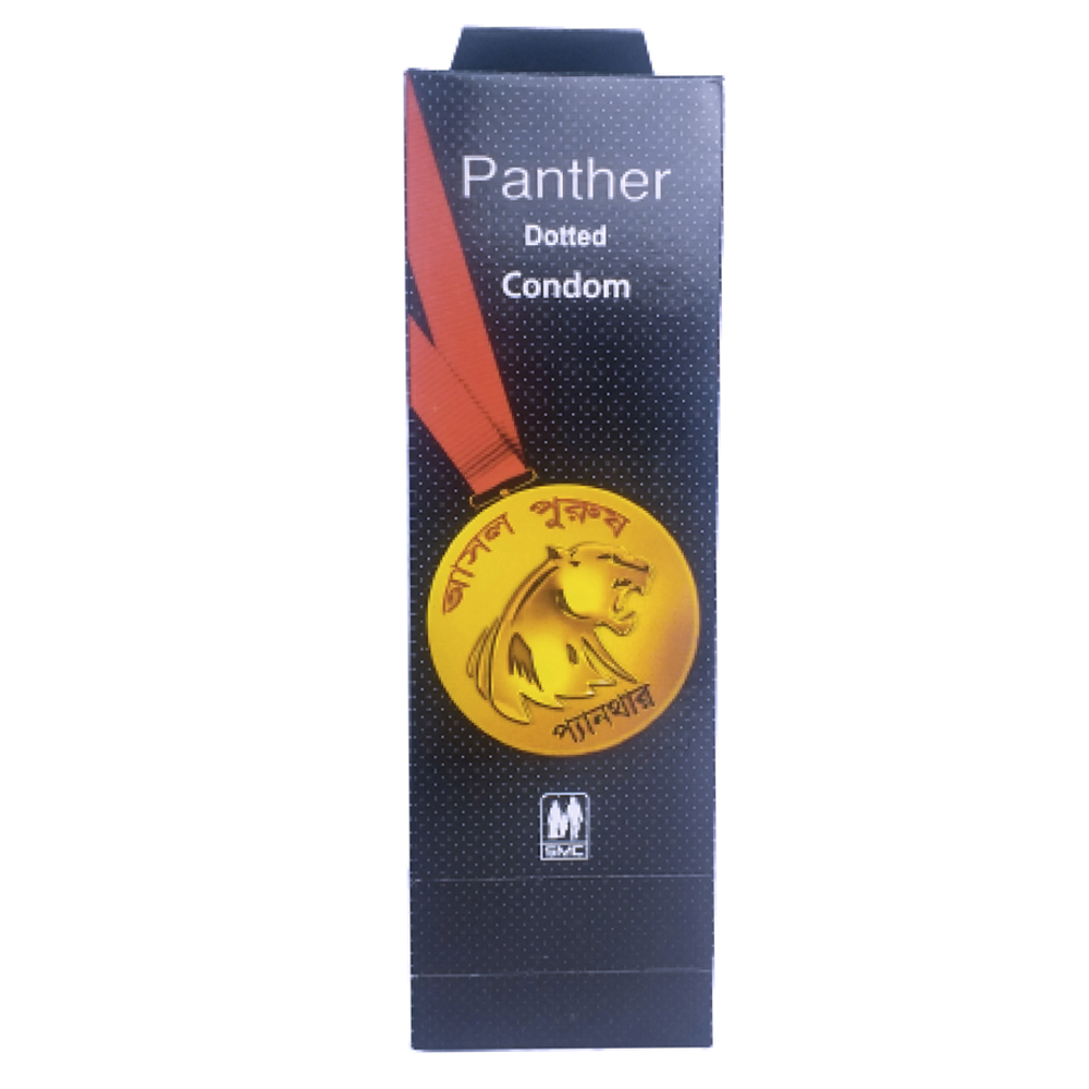 Panther - Dotted Condom - Full Box - 3x12 - 36pcs