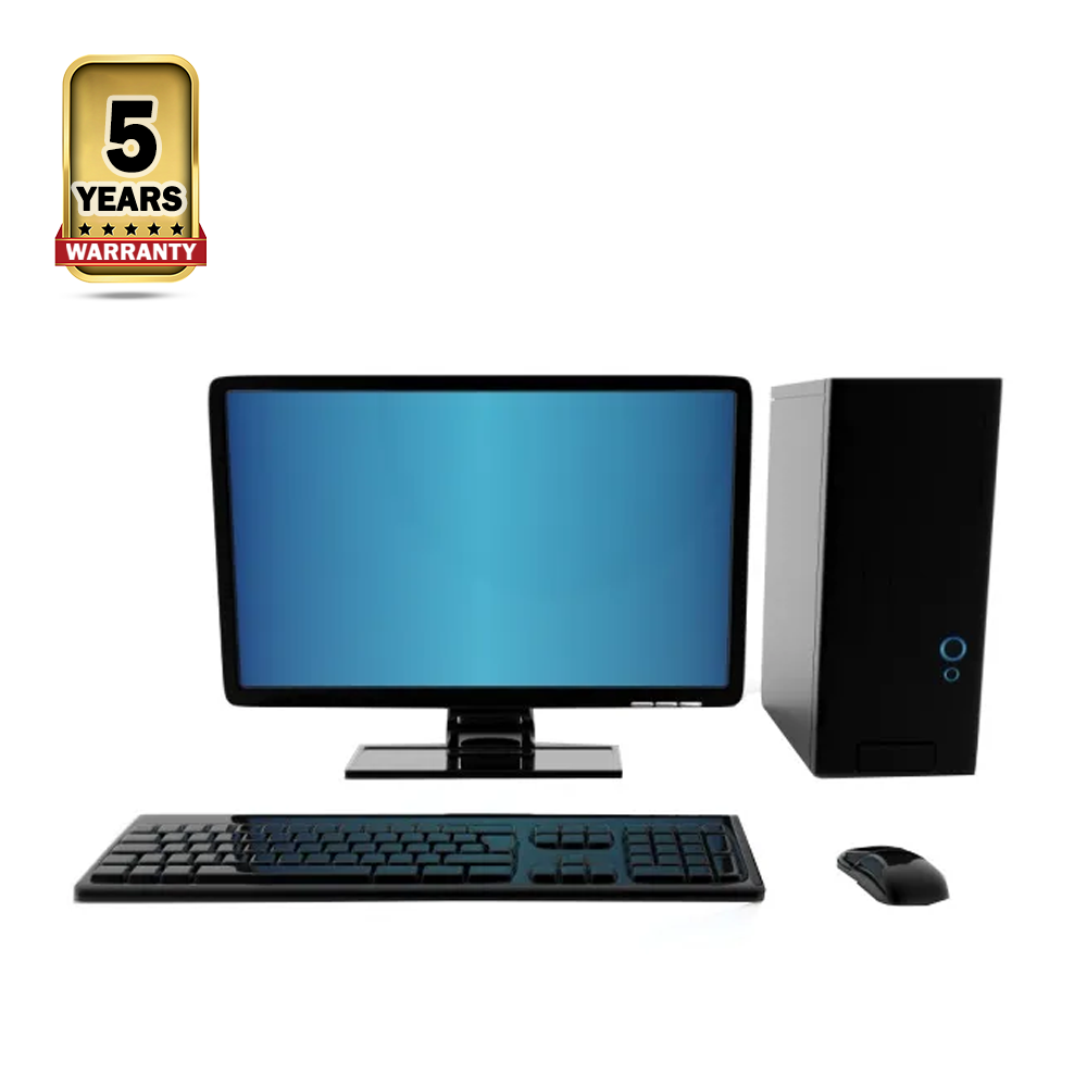 Intel Core i7 - 8GB Ram - 120GB SSD - HDD 500GB - 17 Inch HD Monitor - Full Desktop Computer - Black