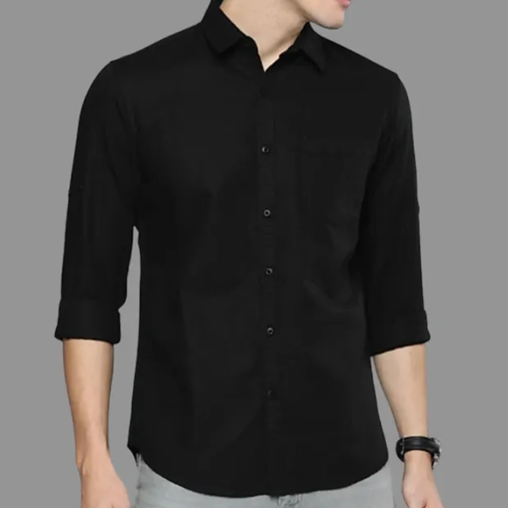 Men's Casual Shirt BLACK 