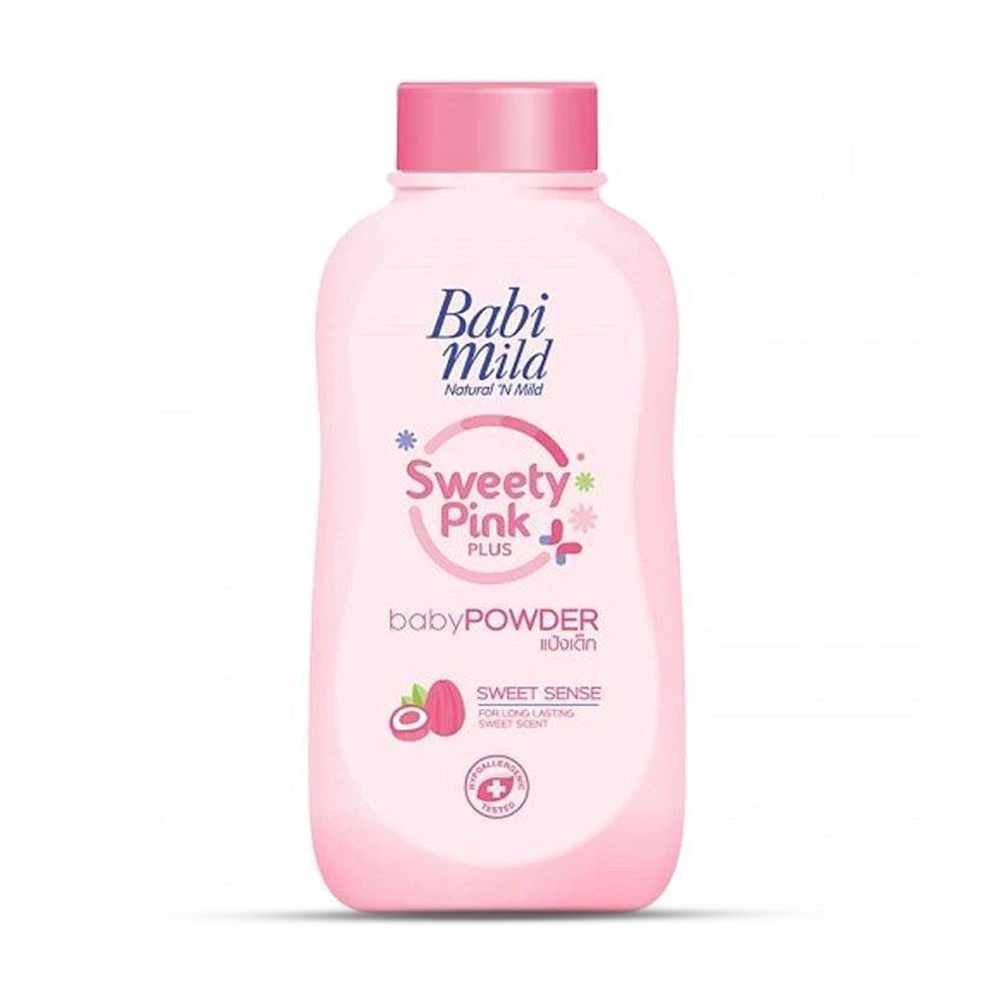 Babi Mild Sweety Pink Plus Baby Powder - 380ml