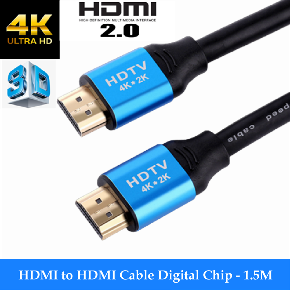 CASIFY HD02 HDMI 4k Ultra Cable - 1.5M - Black 