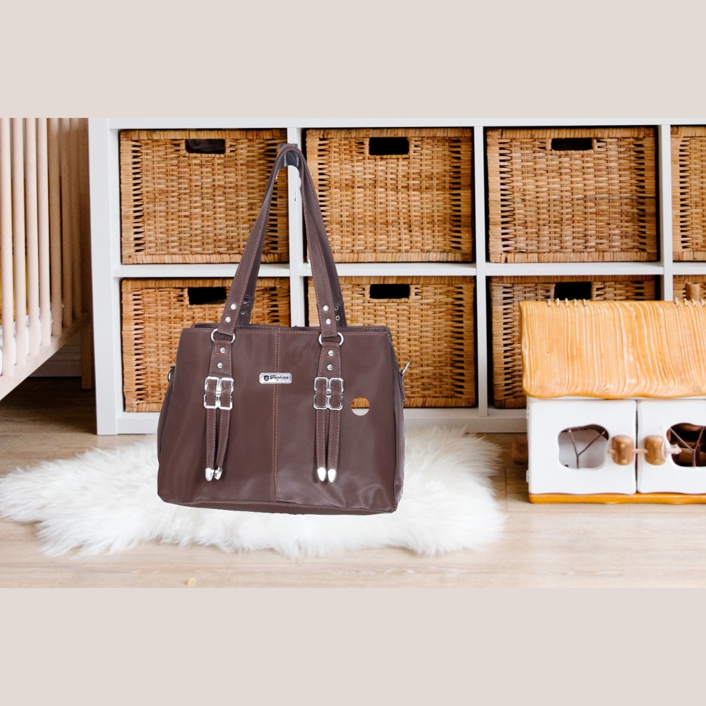 Leather Ladies Bag For Women - Chocolate - RL-05