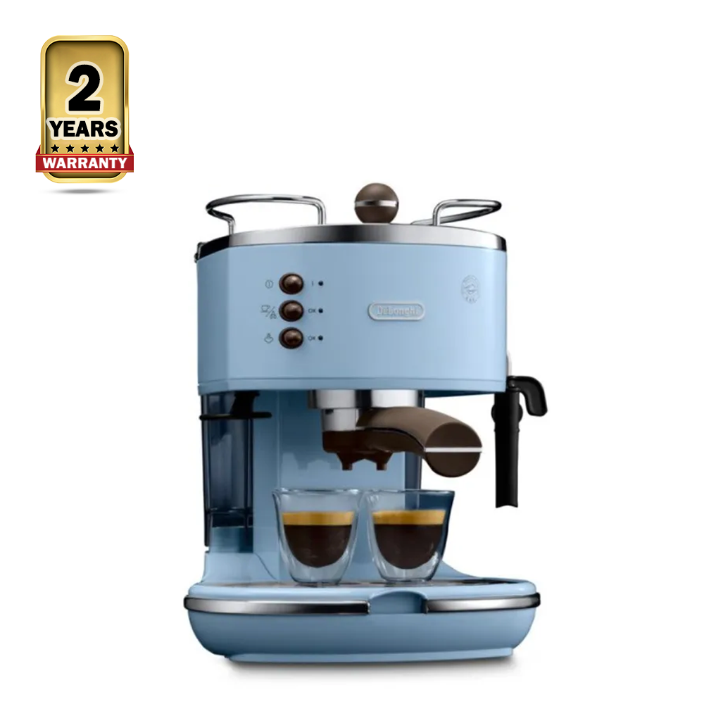 De'Longhi ECOV311.AZ Icona Vintage Traditional Pump Espresso Coffee Maker - Pest