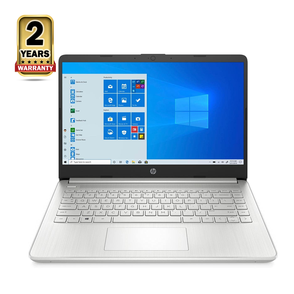 HP 14-DQ2053 Core i3 11th Gen - 8 GB DDR4 RAM - 256GB SSD - 14" Inch FHD Display Laptop - Silver