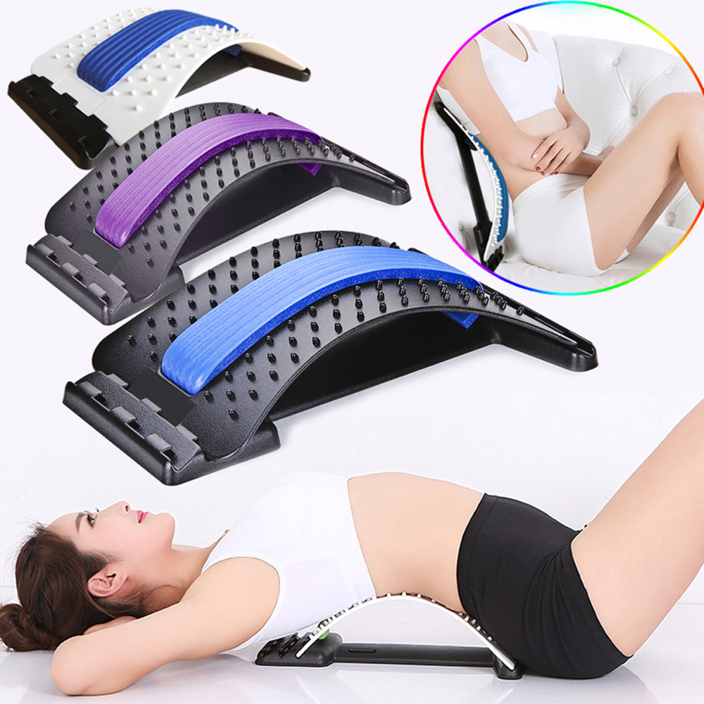Back Massage Spine Pain Massager Fitness Tools - Multicolor
