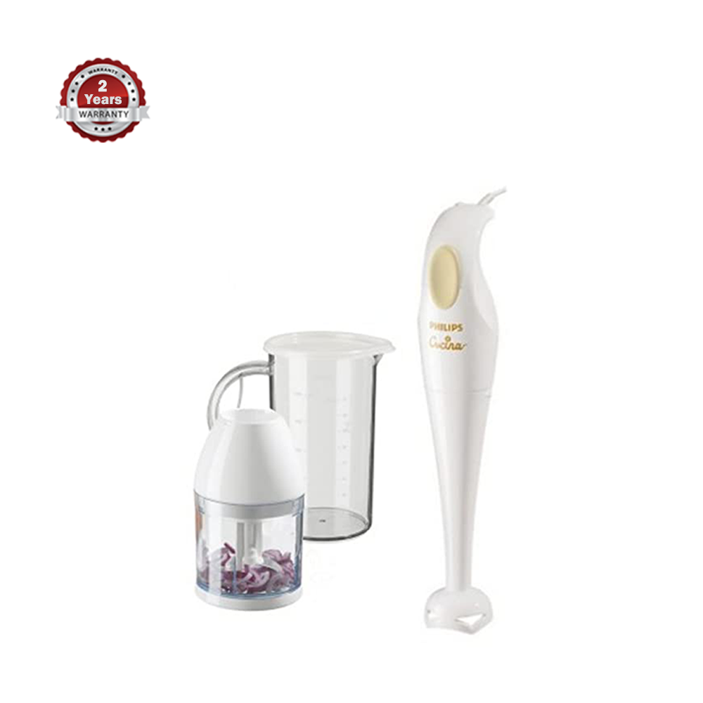 PHILIPS HR1351/C Hand Blender With Chopping Attachment - 250W - White