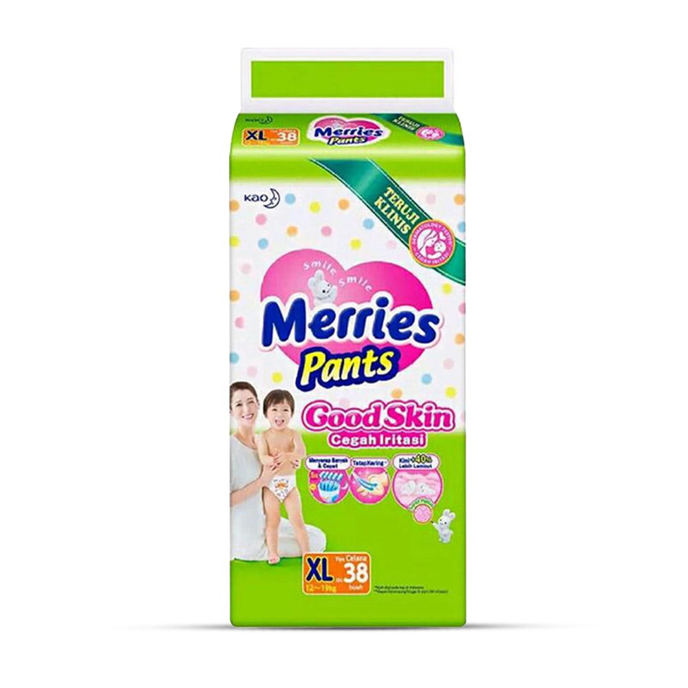 Merries Baby Diaper Pants XL 38pcs.