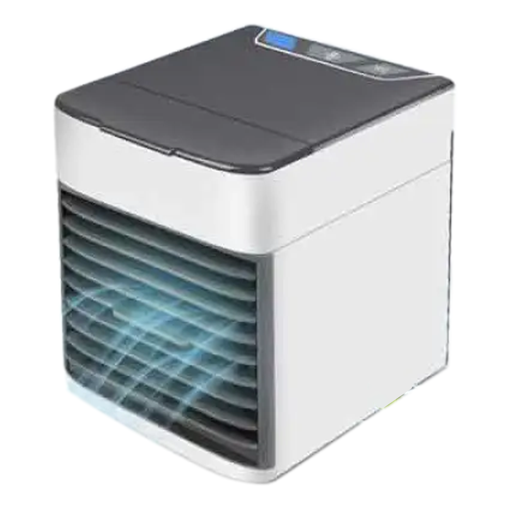 Portable Mini Air Conditioner With Cooler Fan - White