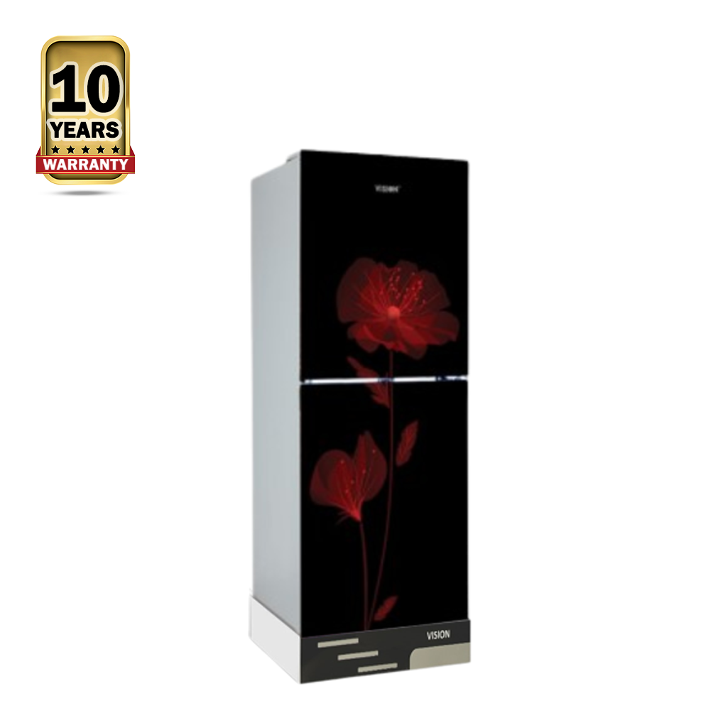 Vision GD RE-150L Refrigerator - 150 Liters - Daisy Red