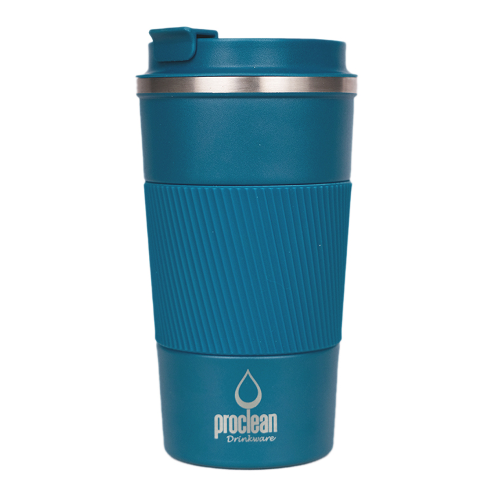 Proclean Grip N Go SS Thermos Coffee Mug - 510ml - Blue - CM-1756