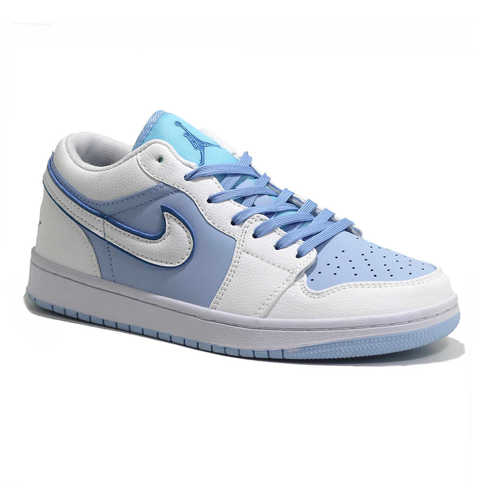 Jordan 1 OEM Grade Sneaker For Men - White and Sky Blue - MK460