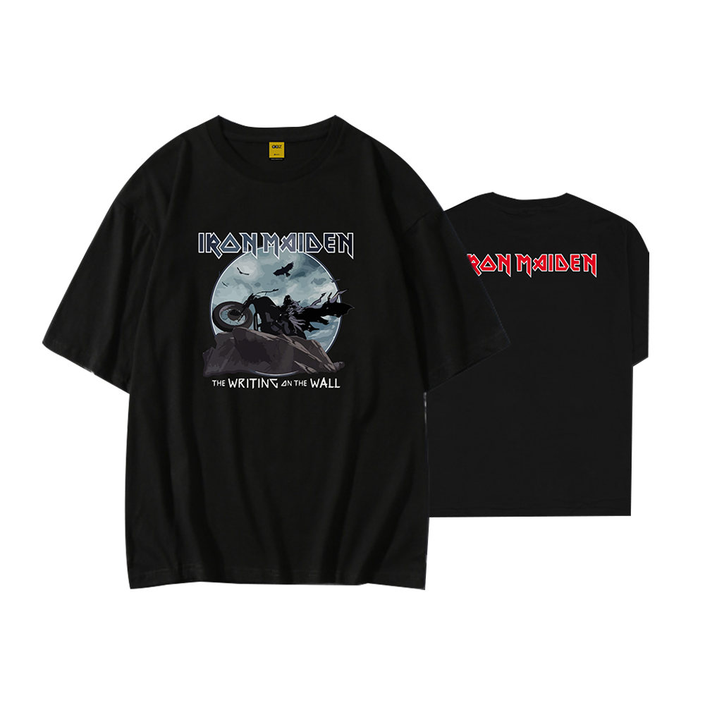 Cotton Drop Shoulder T-Shirt For Men - Iron Maiden