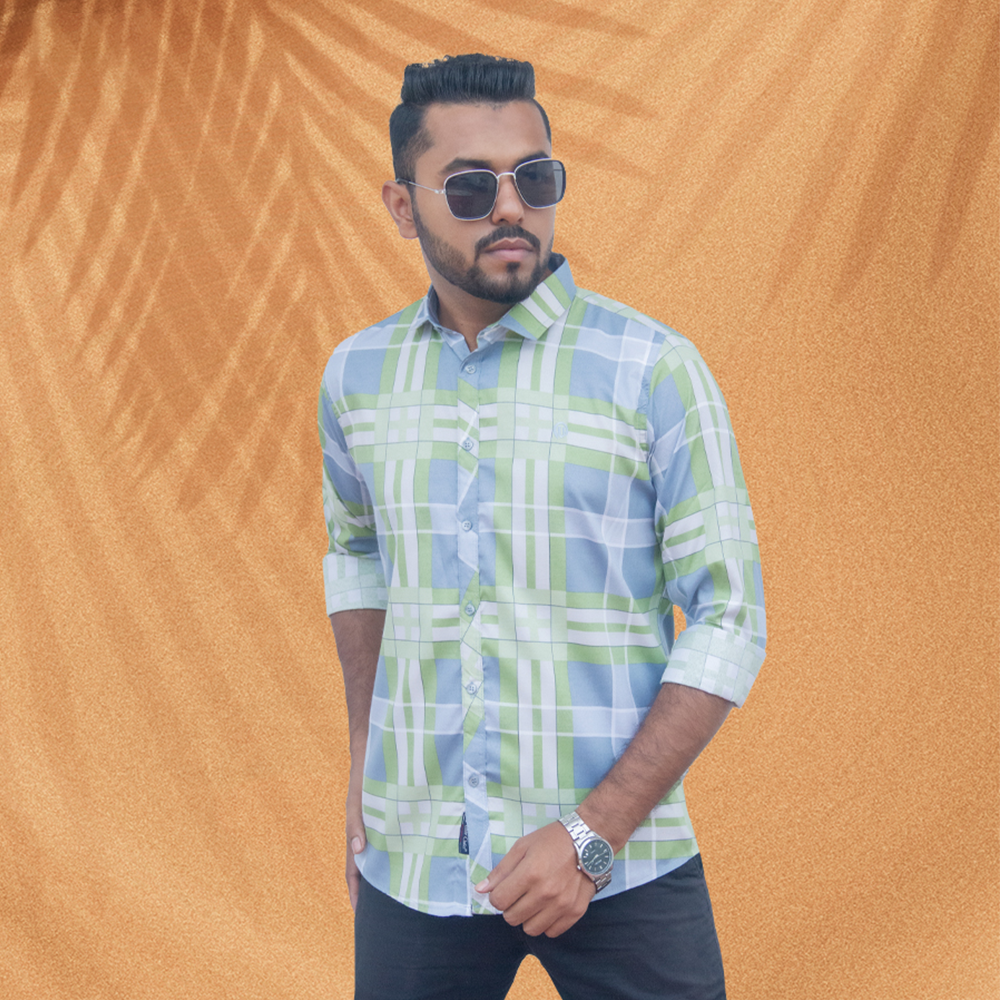Cotton Full Sleeve Casual Shirt For Men - Multicolor