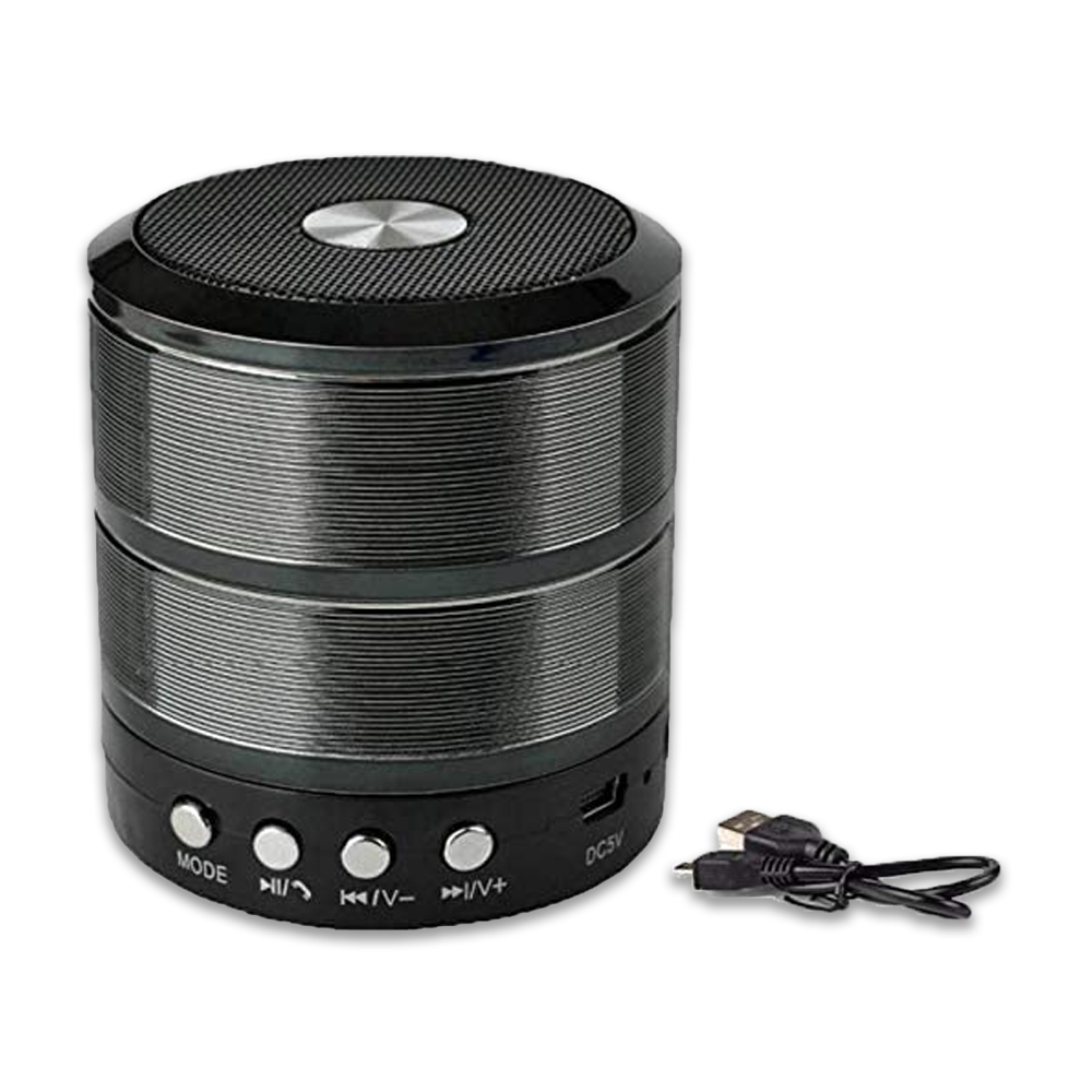 CARE CASE WS-887 Portable Mini Bluetooth Speaker - Black