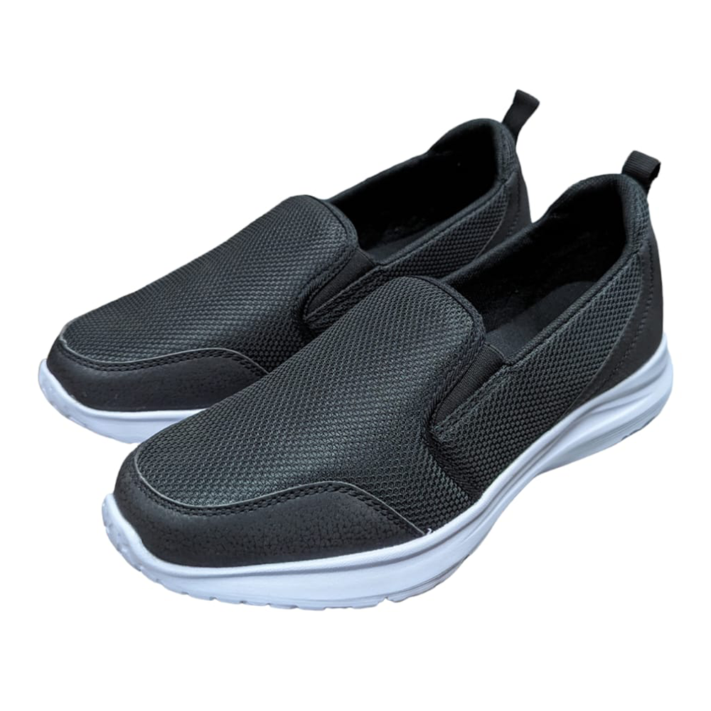 Mesh Walking Sports Shoes - Black - FLMN-20