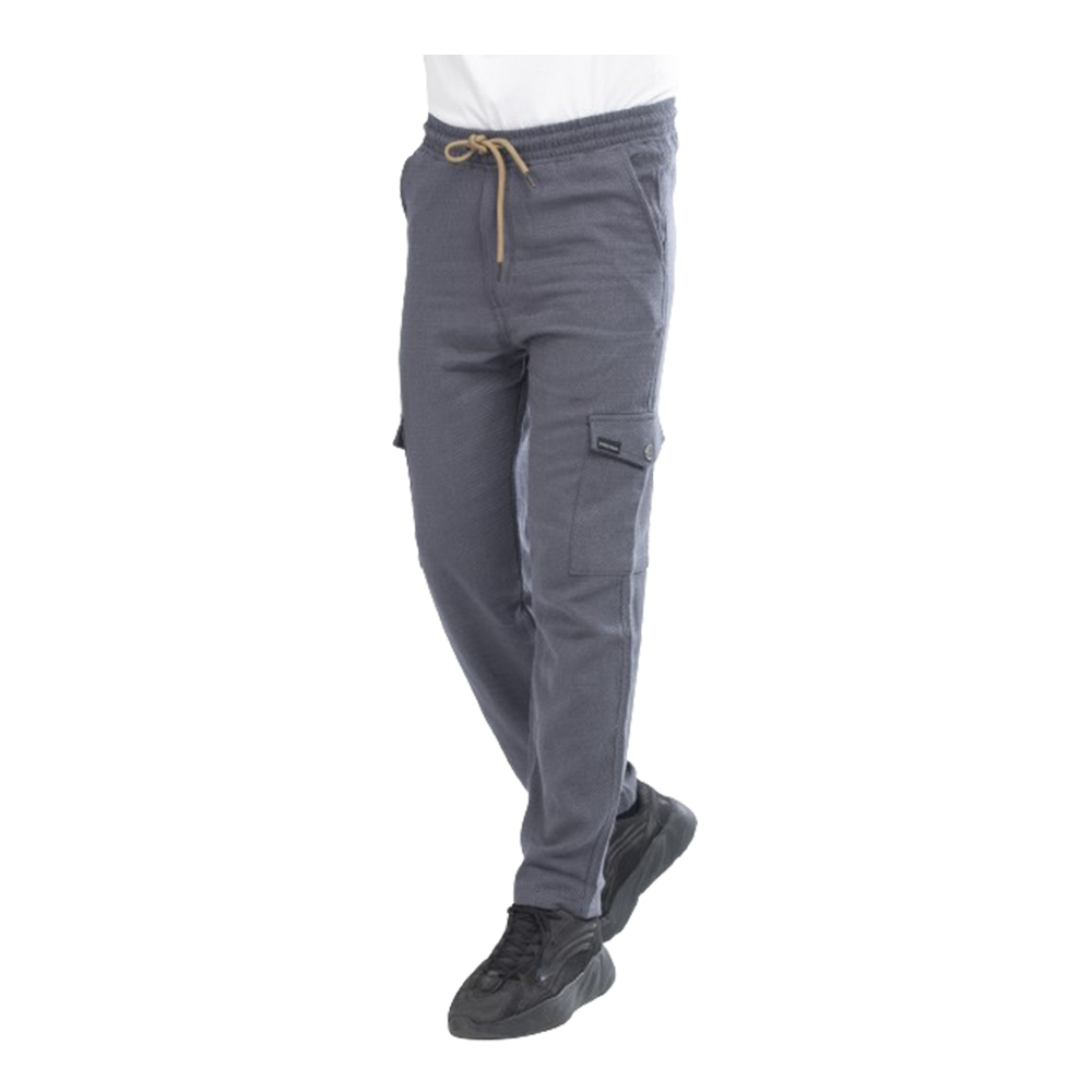 Twill Cotton Trouser For Men - Grey - SP0208