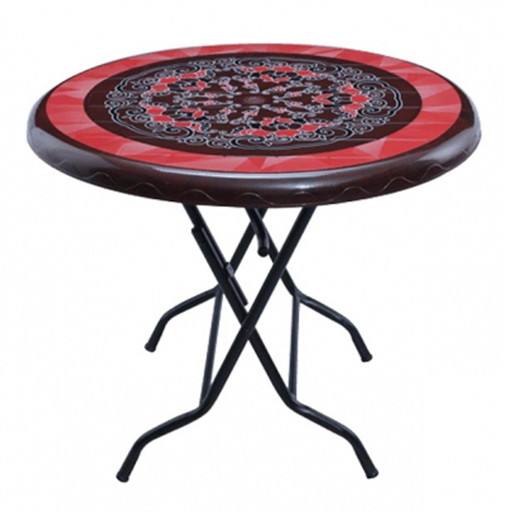 RFL Majestic Printed Round Dining Table - 4 Seat