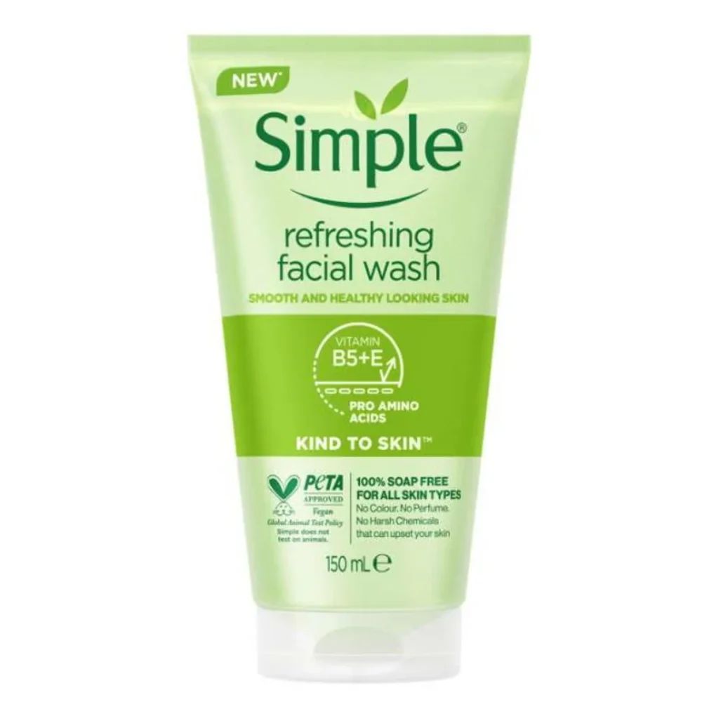 Simple Kind To Skin Refreshing Facial Gel Wash - 150ml - LB002