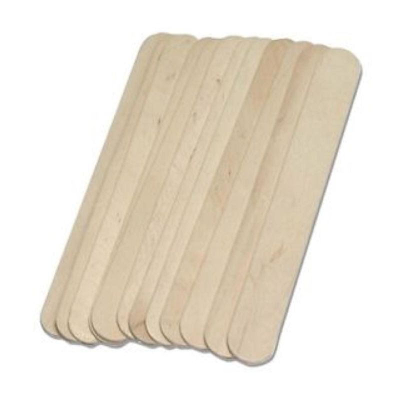 Natural Wooden Jumbo pops sticks - 50pcs - SA000CRFT018