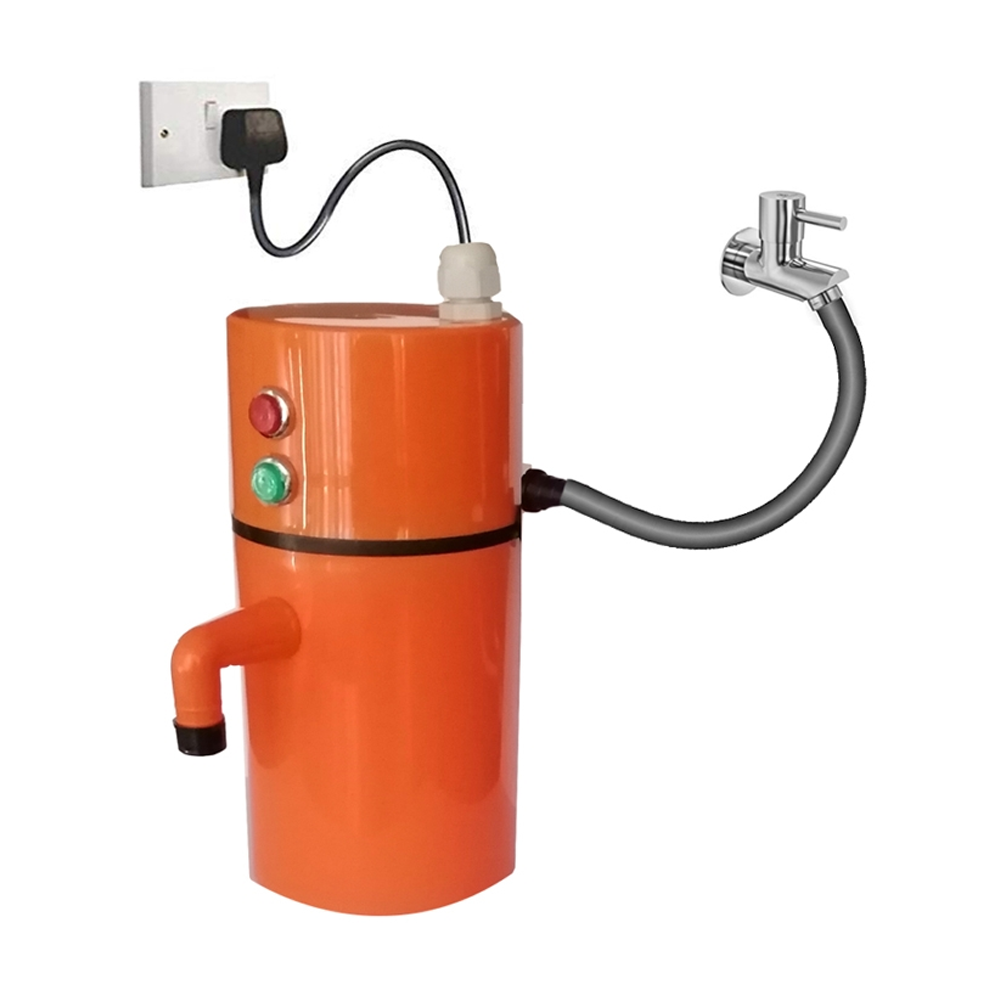 Portable Instant Water Geyser - Orange