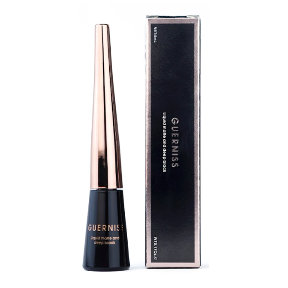 Guerniss Semi Matte Black Eyeliner - 5ml