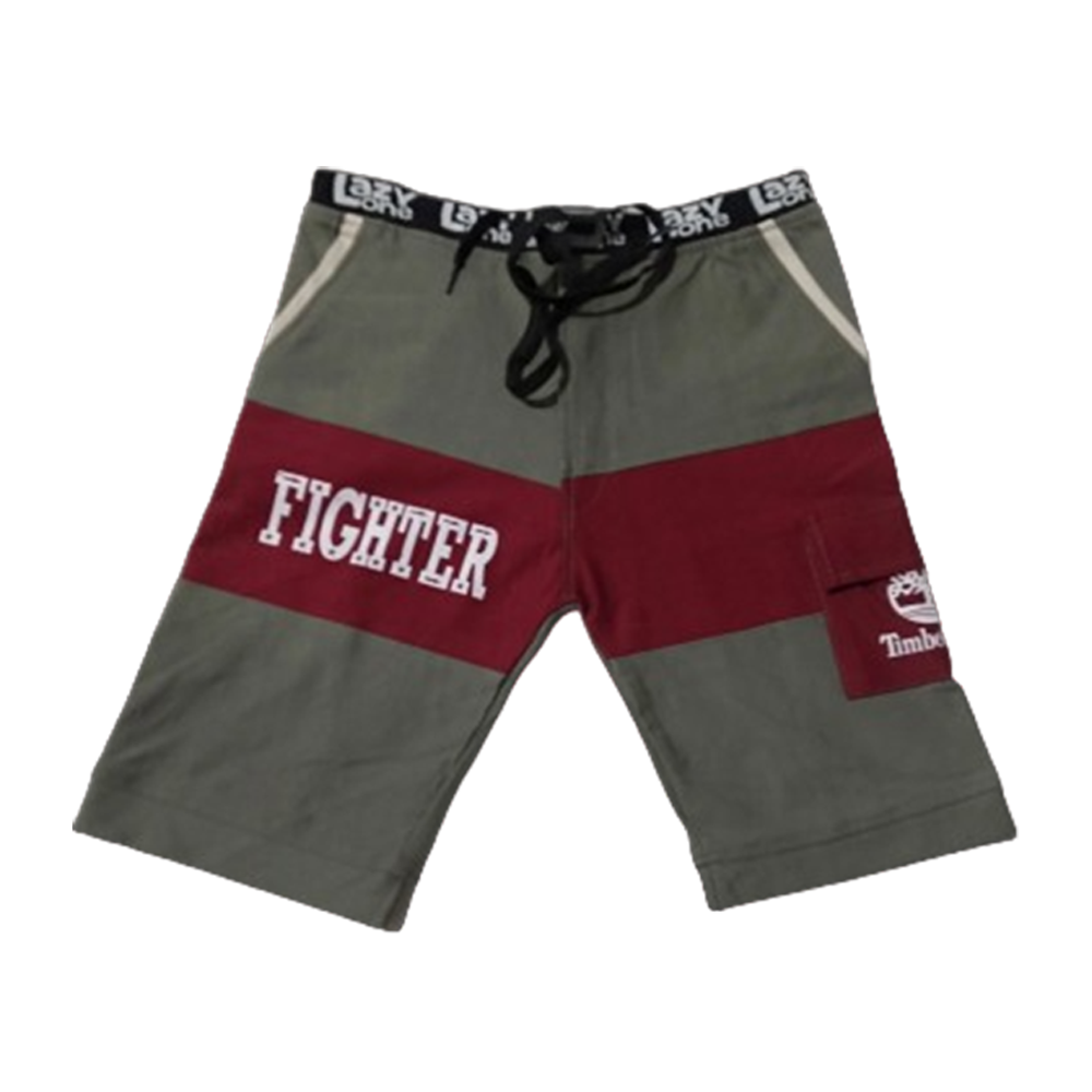 Terry Cotton Shorts Half Pant For Men - Maroon