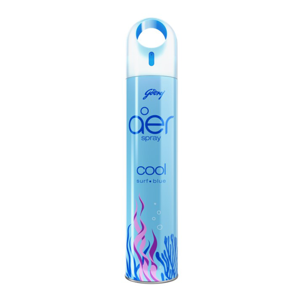 Godrej Aer Room Air Freshener Spray Cool Surf Blue - 300ml