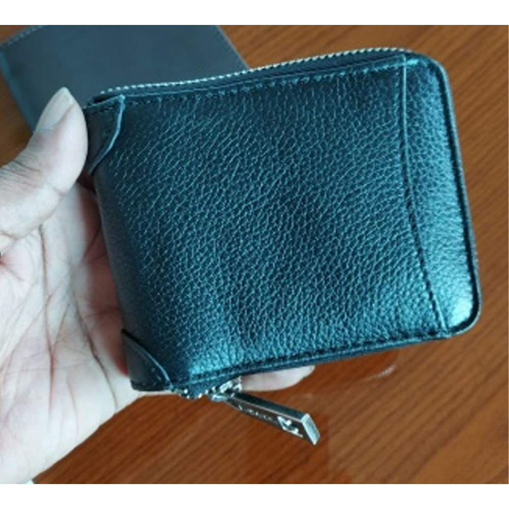 Leather Wallet for Men - Blue