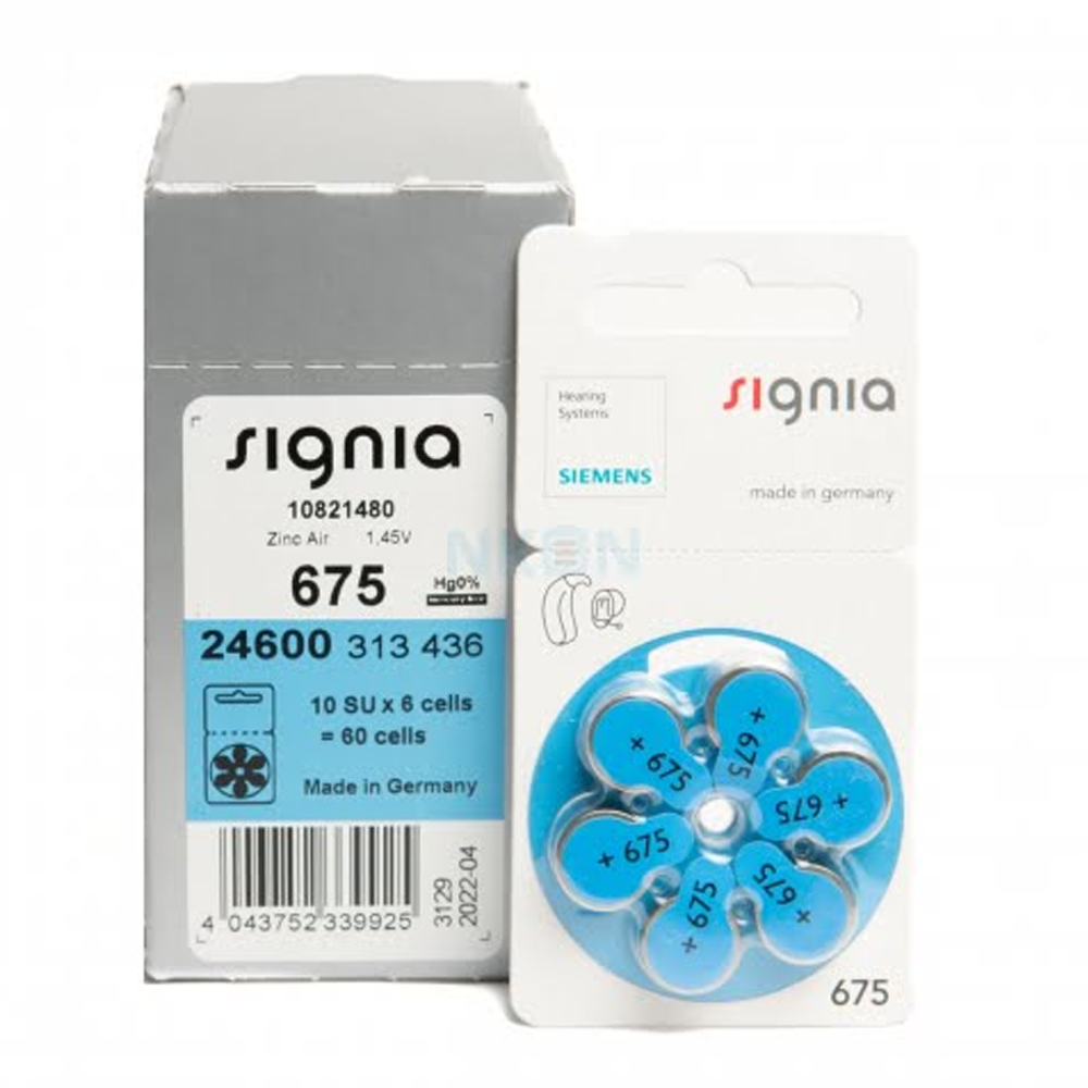 Signia 675 PR41 Hearing Aid Batteries