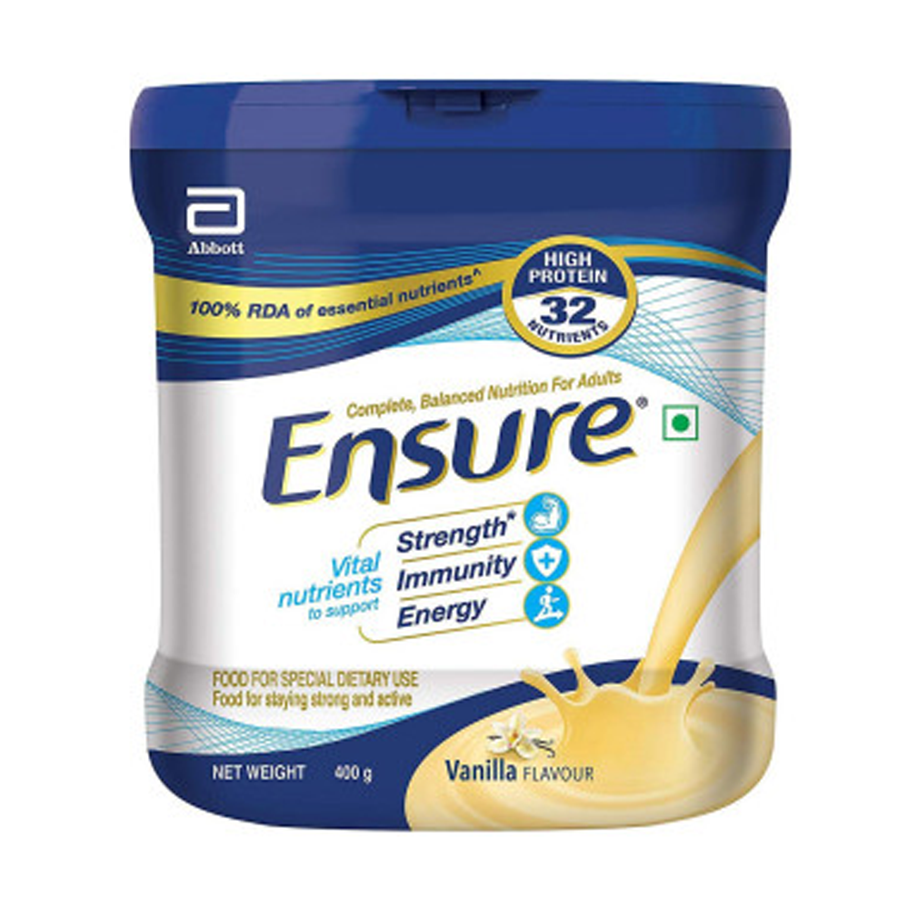 Ensure Vital Nutrients Vanilla Flavor Milk Powder - 400gm