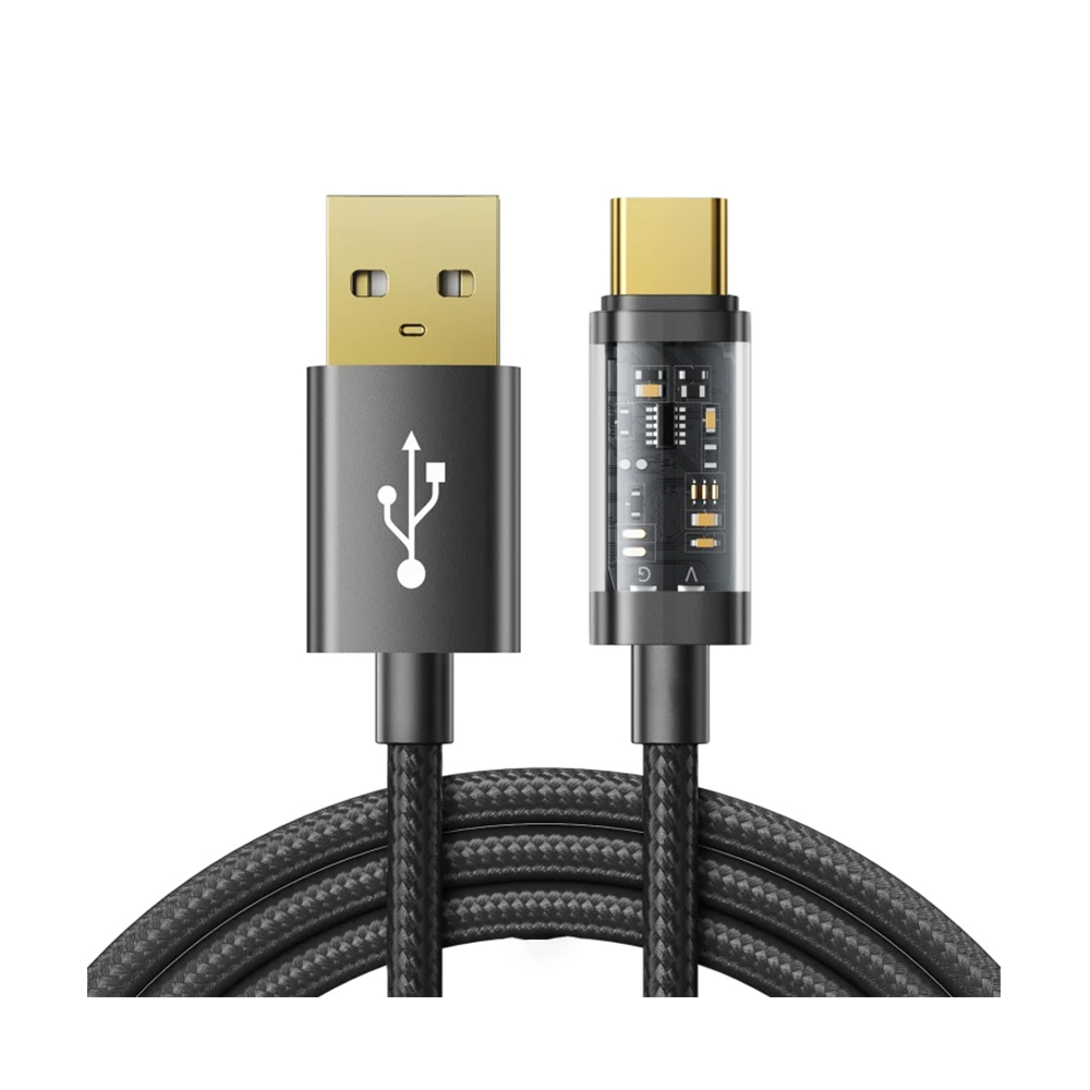 Joyroom S-UC027A12 USB-A to Type-C 3A Data Cable - 1.2m - Black