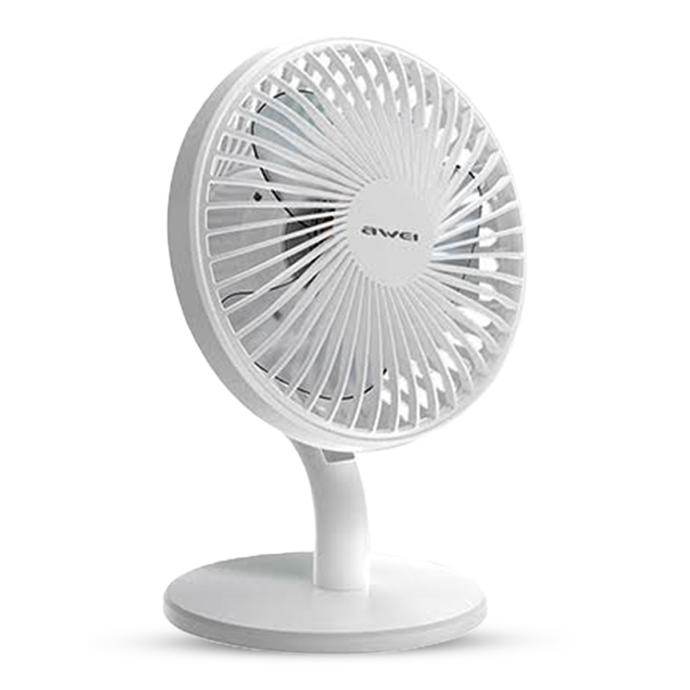 Awei F21 Mini Storm Rechargeable Fan - White