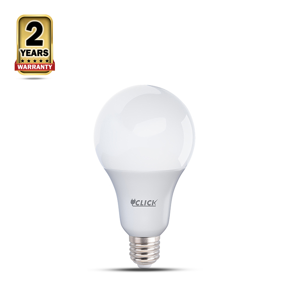 Click LED Bulb 9W Pin - White - B-22