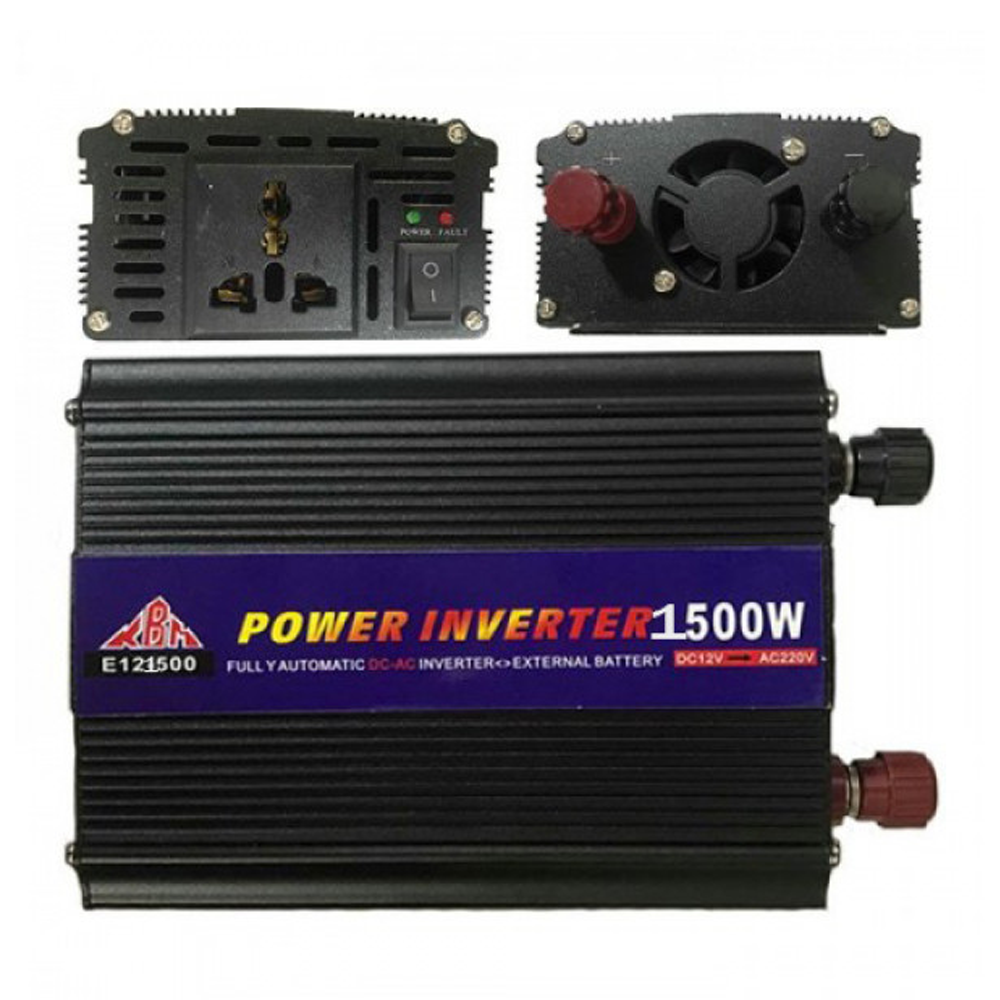 Power Inverter 1500W Convert 12V To AC 220V