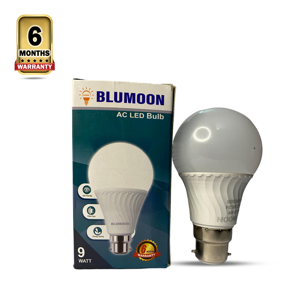 Bluemoon PIN Type LED AC Bulb - 9W - White