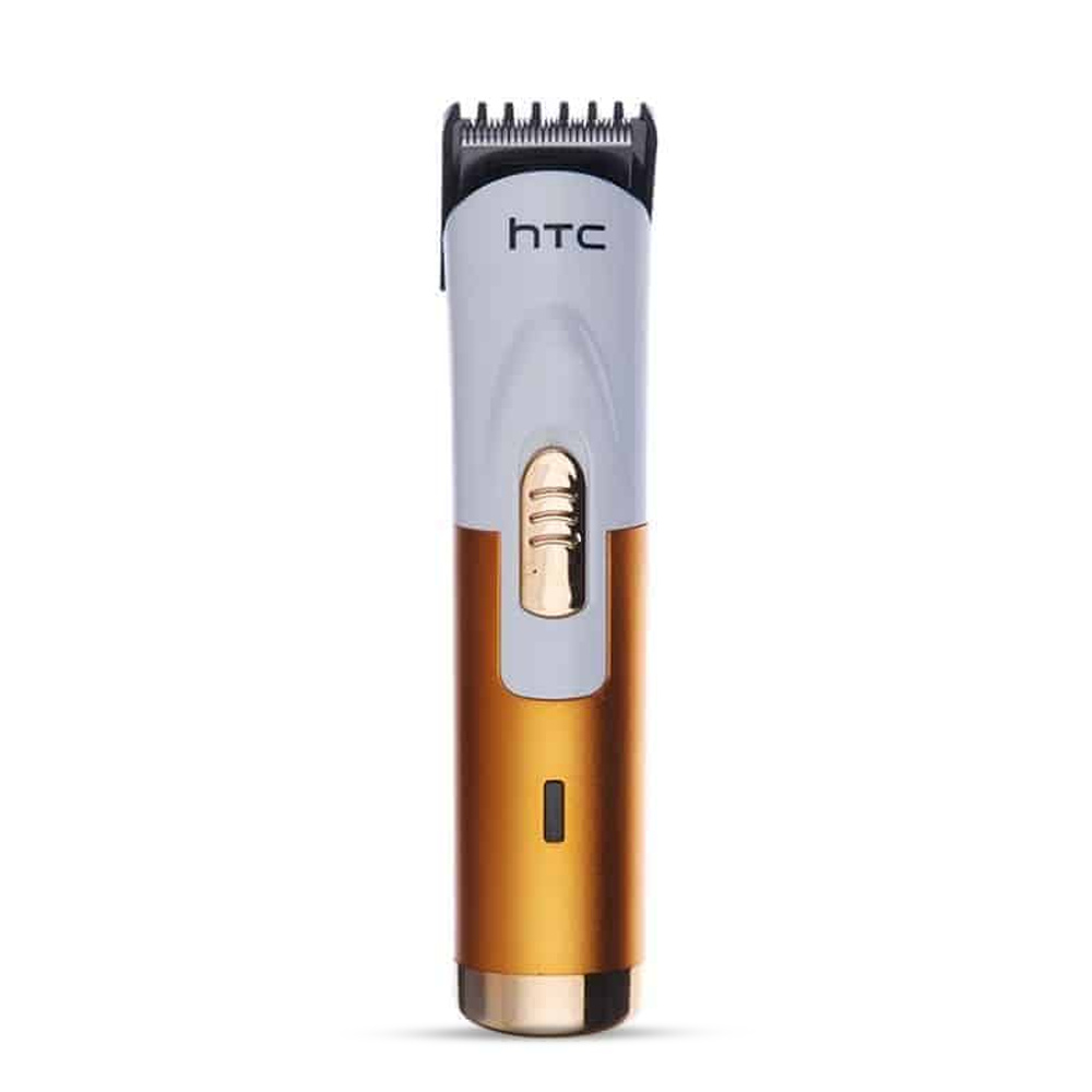 HTC AT-518B Rechargeable Hair Trimmer For Man - Gold & White