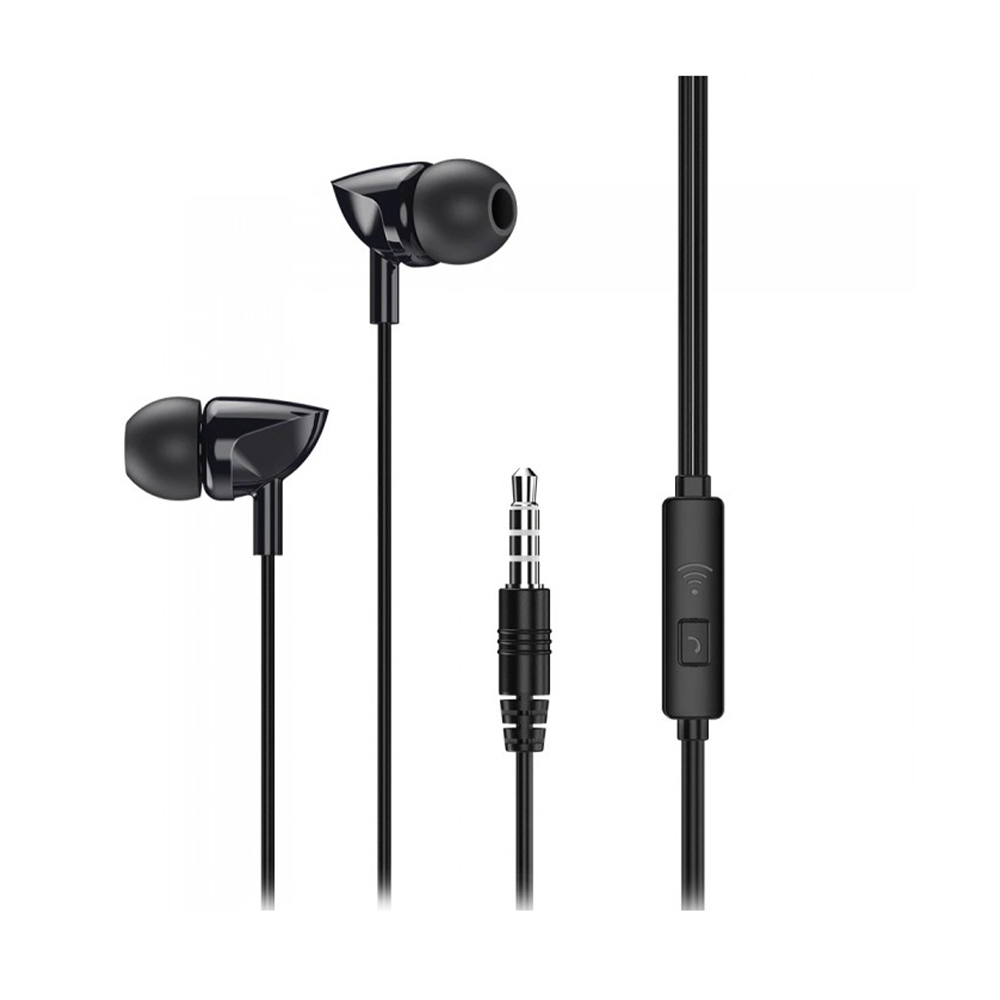 Remax RW-106 Music In-Ear Earphone - Black