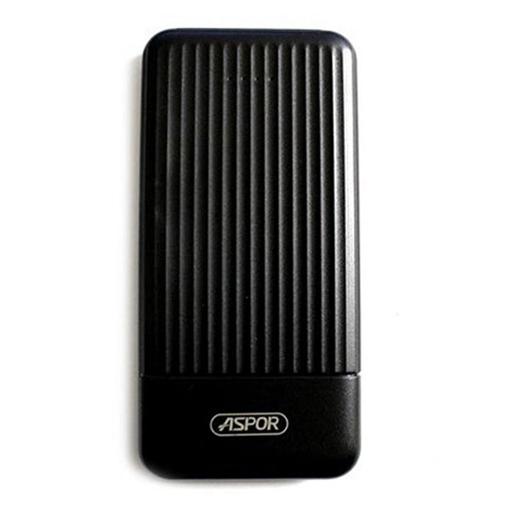 Aspor A323 Power Bank - 10000mAh - Black